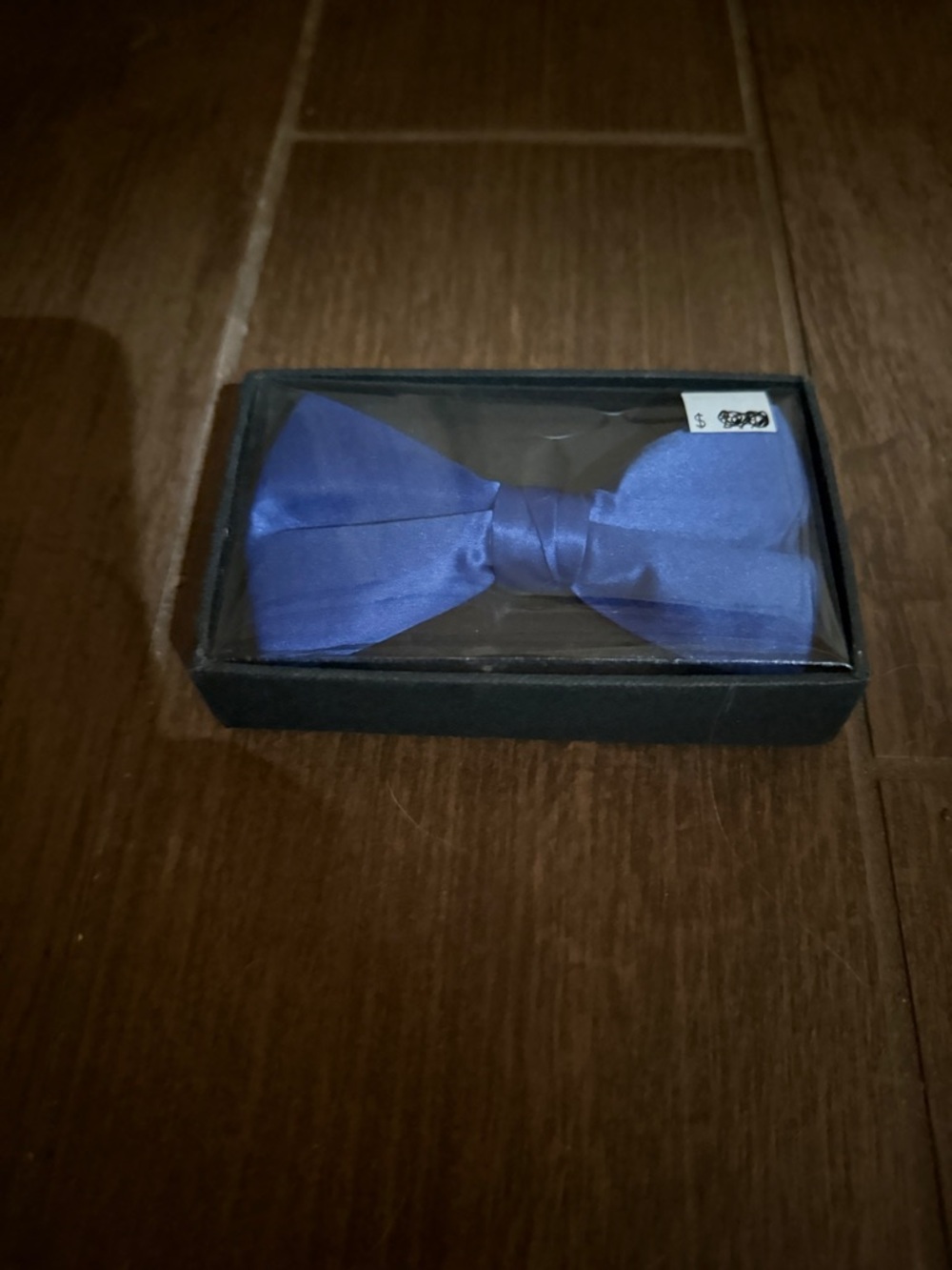 Classic Blue Satin Bow Tie for Men